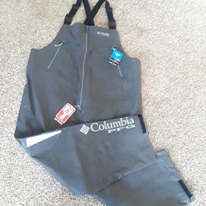Columbia Men's Size XXL PFG Fishing Gear Force XII OutDry Extreme Bib